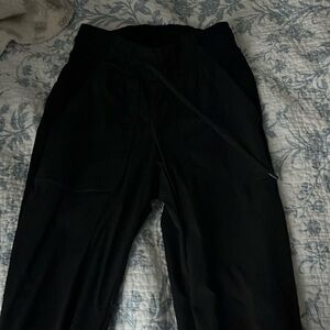 lululemon cuffed black dance studio joggers
